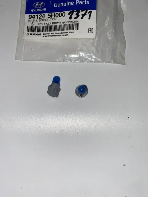Лампа панели приборов 3w 24v (средн.син.)